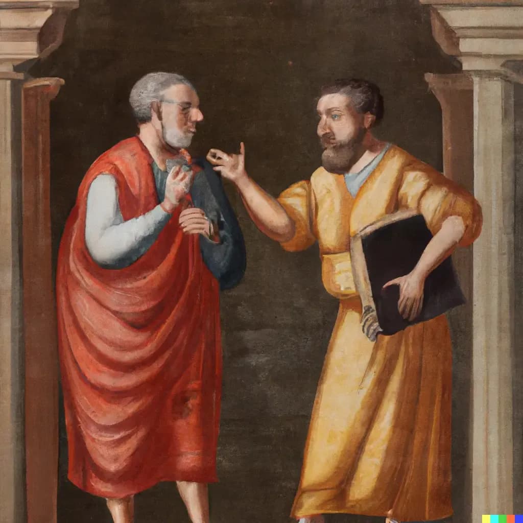 DALL·E-2023-08-30-08.00.51-A-neoclassic-painting-of-a-subordinate-communicating-with-a-superior